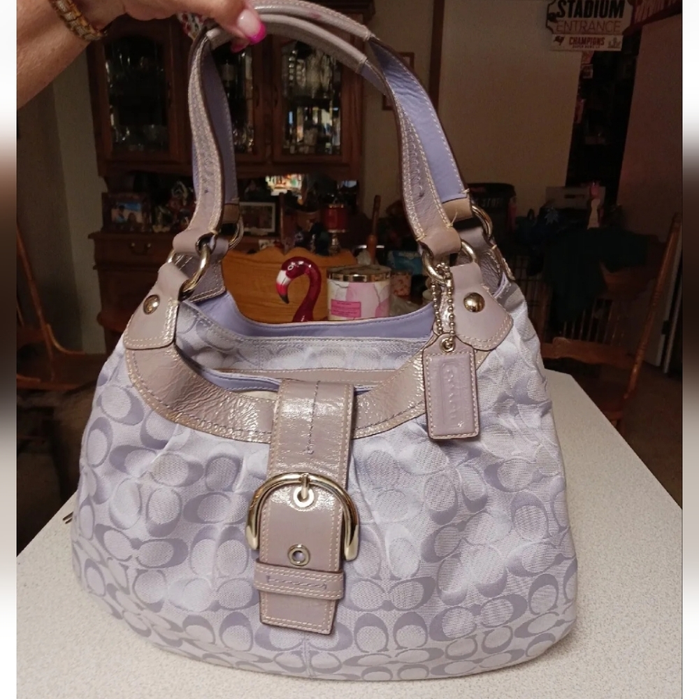 Light Purple Coach Purse
